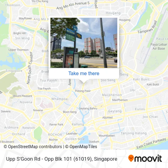 Upp S'Goon Rd - Opp Blk 101 (61019)地图