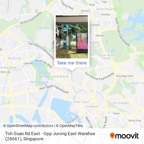 Toh Guan Rd East - Opp Jurong East Warehse (28661) map