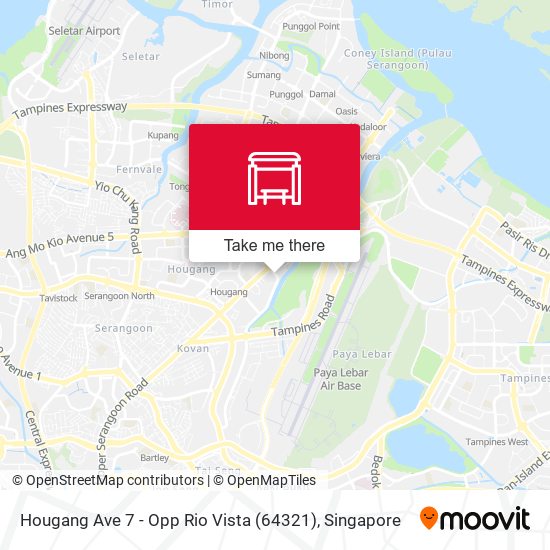 Hougang Ave 7 - Opp Rio Vista (64321)地图