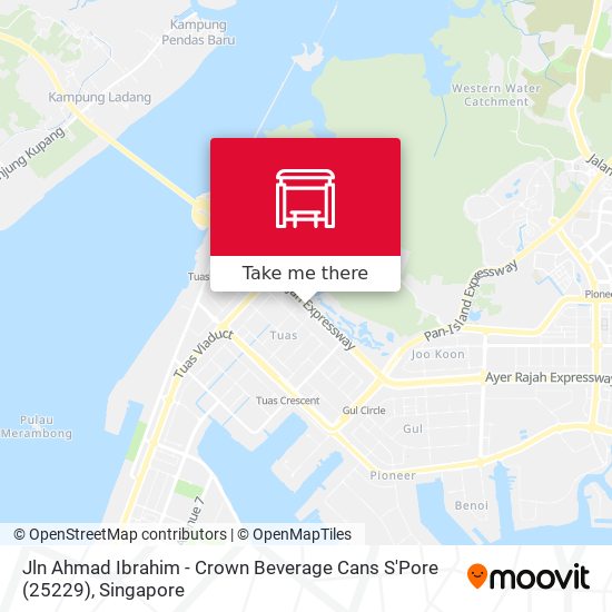 Jln Ahmad Ibrahim - Crown Beverage Cans S'Pore (25229) map