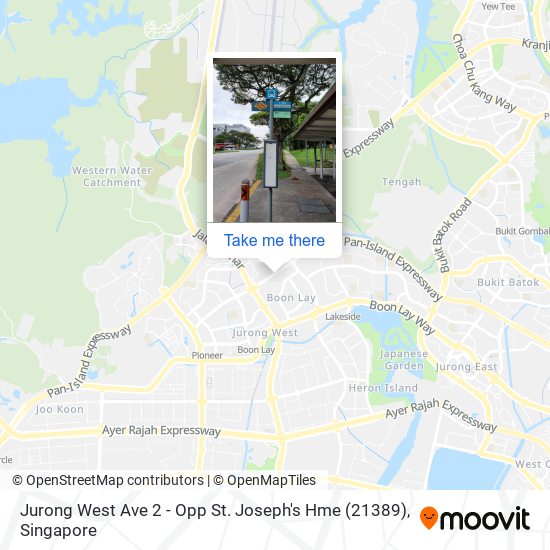 Jurong West Ave 2 - Opp St. Joseph's Hme (21389) map