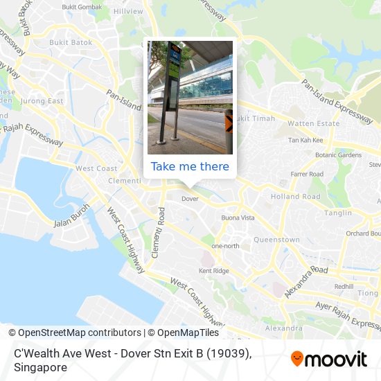 C'Wealth Ave West - Dover Stn Exit B (19039)地图