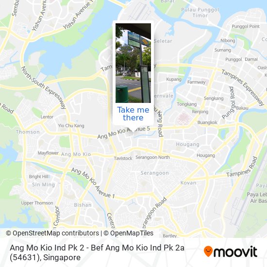 Ang Mo Kio Ind Pk 2 - Bef Ang Mo Kio Ind Pk 2a (54631) map