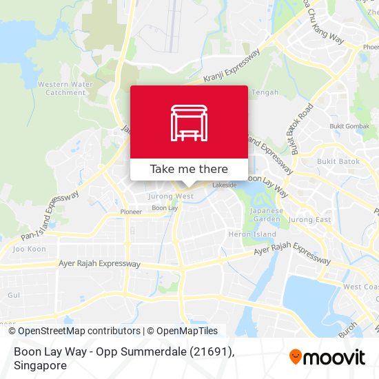 Boon Lay Way - Opp Summerdale (21691) map