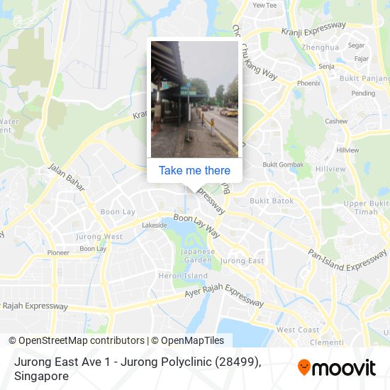 Jurong East Ave 1 - Jurong Polyclinic (28499) map