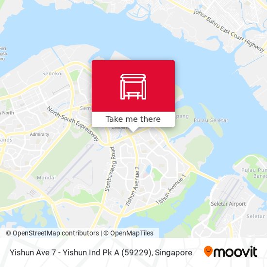 Yishun Ave 7 - Yishun Ind Pk A (59229) map