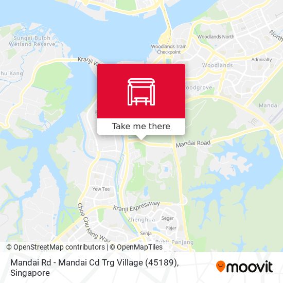 Mandai Rd - Mandai Cd Trg Village (45189) map