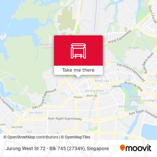 Jurong West St 72 - Blk 745 (27349) map