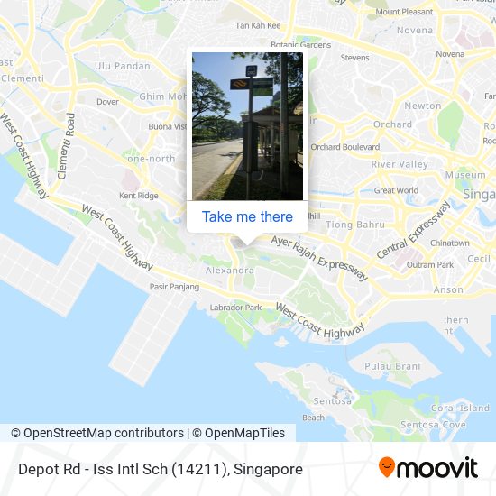 Depot Rd - Iss Intl Sch (14211) map