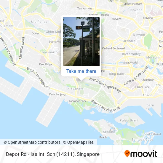 Depot Rd - Iss Intl Sch (14211)地图