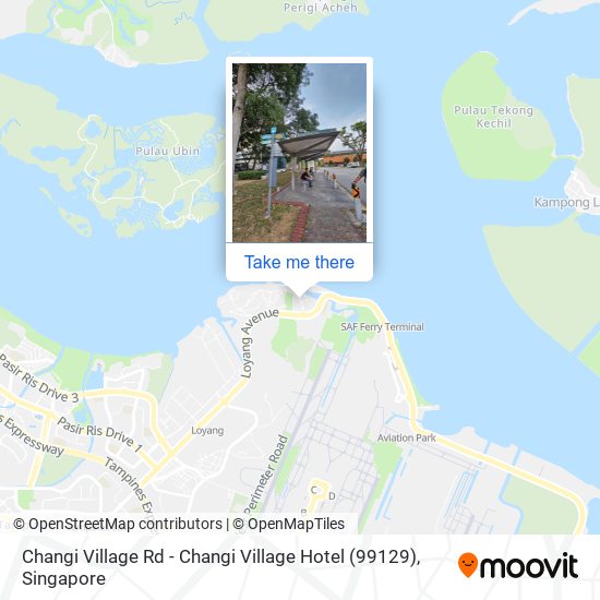 Changi Village Rd - Changi Village Hotel (99129) map