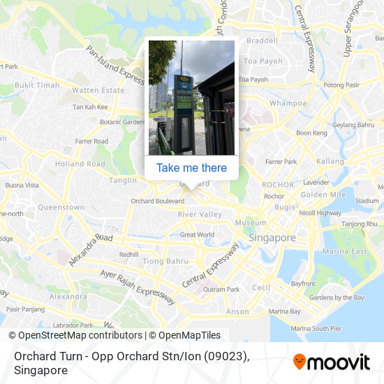 Orchard Turn - Opp Orchard Stn / Ion (09023)地图