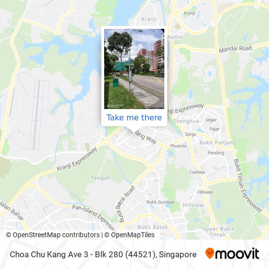 Choa Chu Kang Ave 3 - Blk 280 (44521) map
