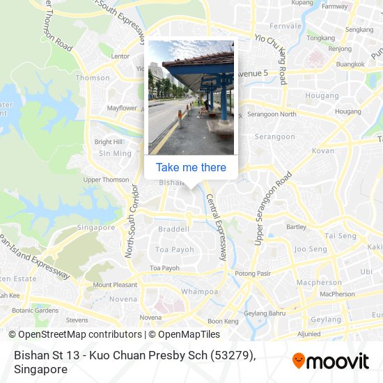Bishan St 13 - Kuo Chuan Presby Sch (53279) map