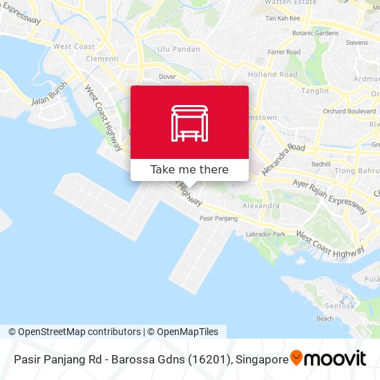 Pasir Panjang Rd - Barossa Gdns (16201) map