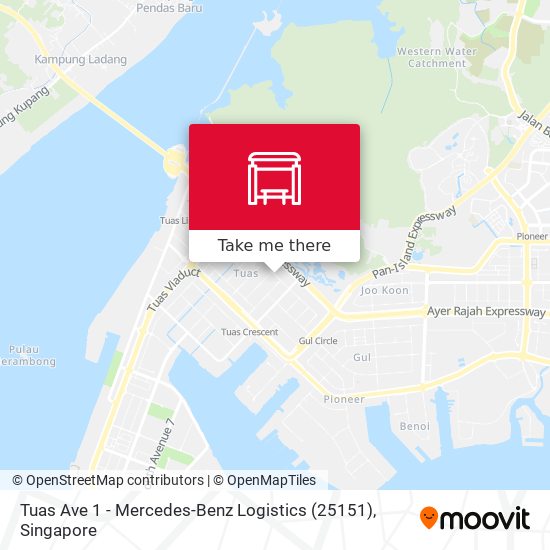 Tuas Ave 1 - Mercedes-Benz Logistics (25151) map