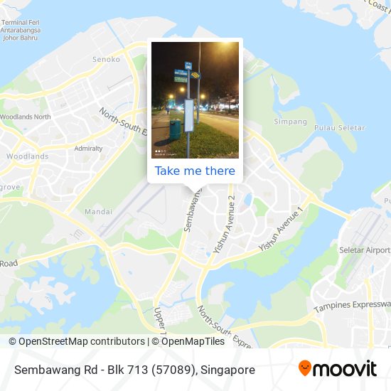 Sembawang Rd - Blk 713 (57089)地图