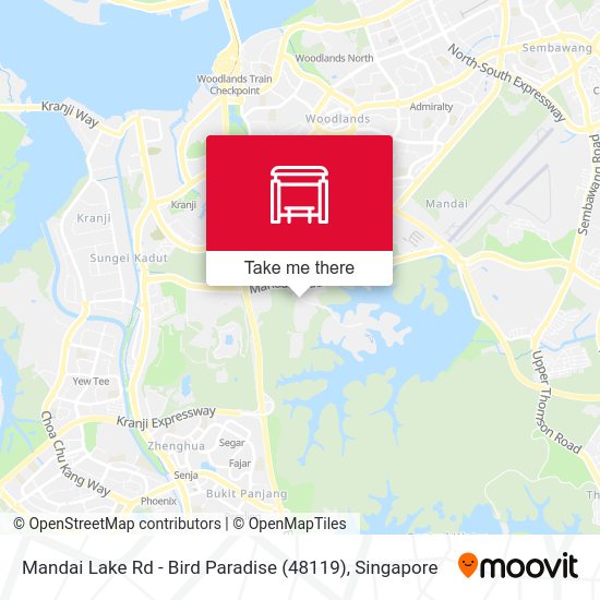 Mandai Lake Rd - Bird Paradise (48119) map