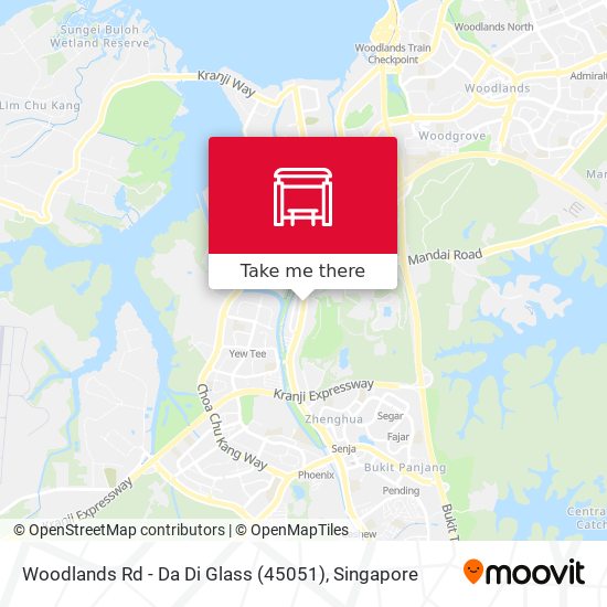 Woodlands Rd - Da Di Glass (45051) map