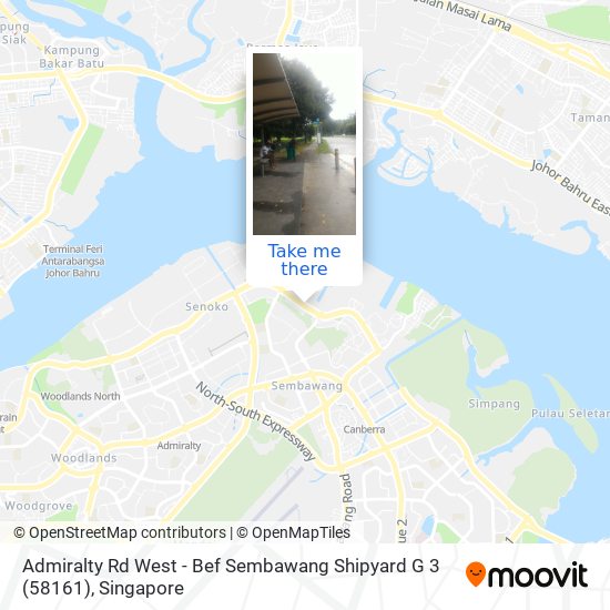 Admiralty Rd West - Bef Sembawang Shipyard G 3 (58161) map