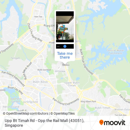 Upp Bt Timah Rd - Opp the Rail Mall (43051) map