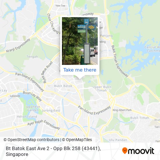 Bt Batok East Ave 2 - Opp Blk 258 (43441) map