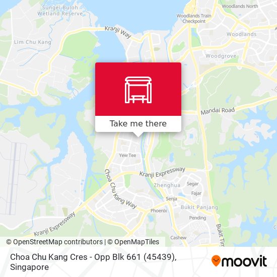 Choa Chu Kang Cres - Opp Blk 661 (45439) map