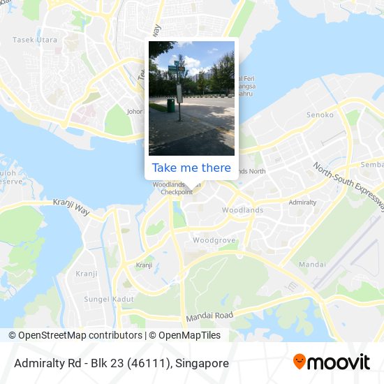 Admiralty Rd - Blk 23 (46111) map