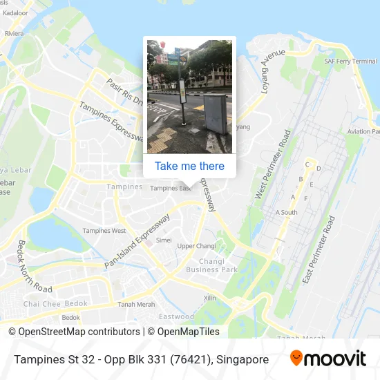 Tampines St 32 - Opp Blk 331 (76421)地图