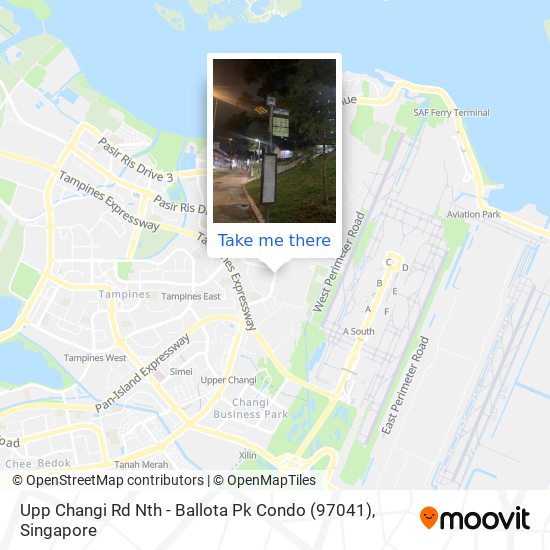 Upp Changi Rd Nth - Ballota Pk Condo (97041) map
