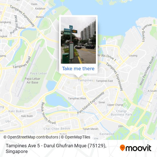 Tampines Ave 5 - Darul Ghufran Mque (75129)地图