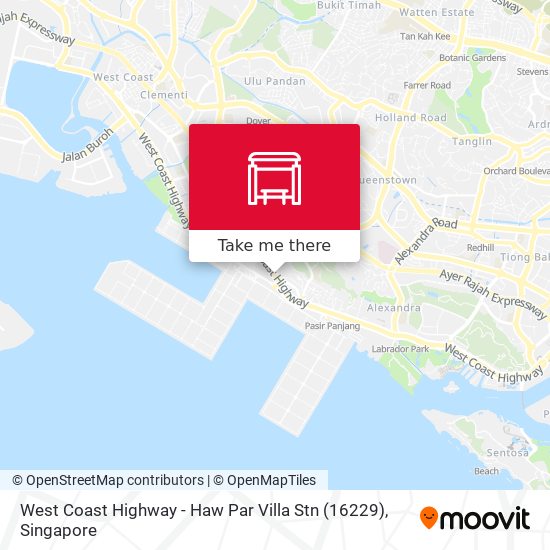 West Coast Highway - Haw Par Villa Stn (16229) map