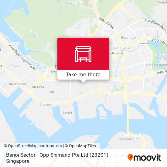 Benoi Sector - Opp Shimano Pte Ltd (23201) map