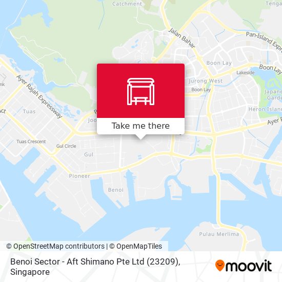 Benoi Sector - Aft Shimano Pte Ltd (23209) map