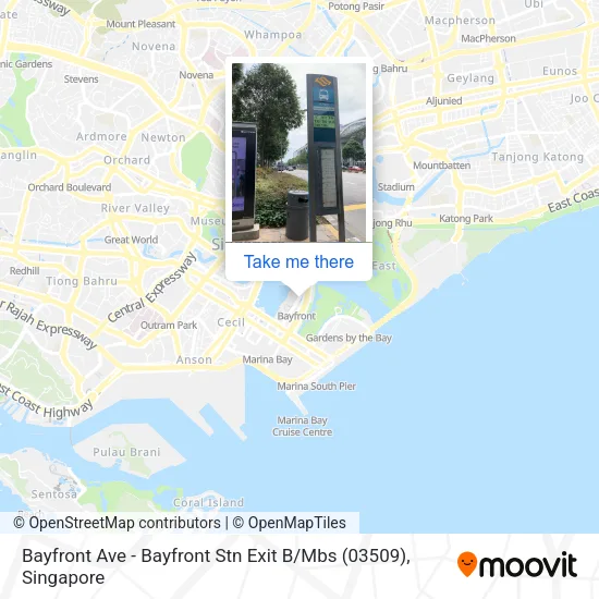 Bayfront Ave - Bayfront Stn Exit B / Mbs (03509)地图