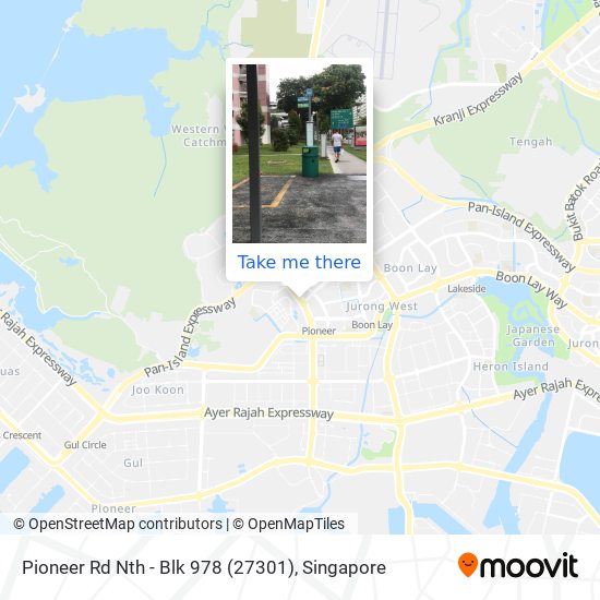 Pioneer Rd Nth - Blk 978 (27301) map