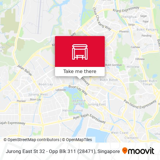 Jurong East St 32 - Opp Blk 311 (28471)地图