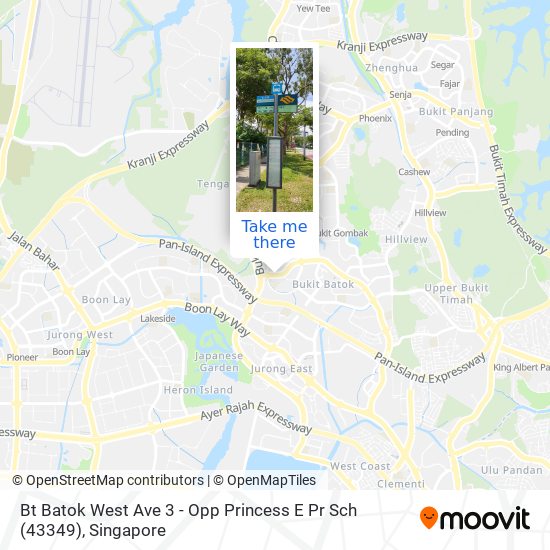 Bt Batok West Ave 3 - Opp Princess E Pr Sch (43349) map