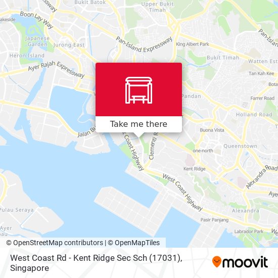 West Coast Rd - Kent Ridge Sec Sch (17031) map