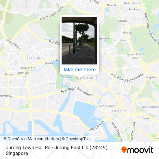 Jurong Town Hall Rd - Jurong East Lib (28249) map