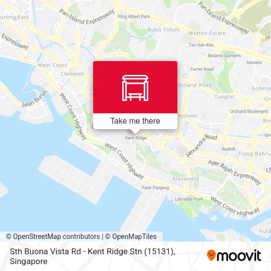 Sth Buona Vista Rd - Kent Ridge Stn (15131)地图