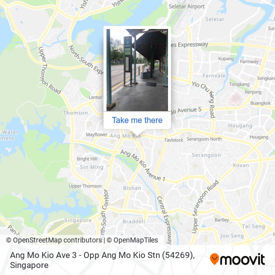 Ang Mo Kio Ave 3 - Opp Ang Mo Kio Stn (54269) map