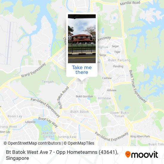 Bt Batok West Ave 7 - Opp Hometeamns (43641) map