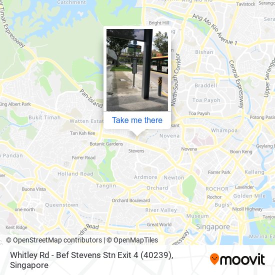 Whitley Rd - Bef Stevens Stn Exit 4 (40239)地图