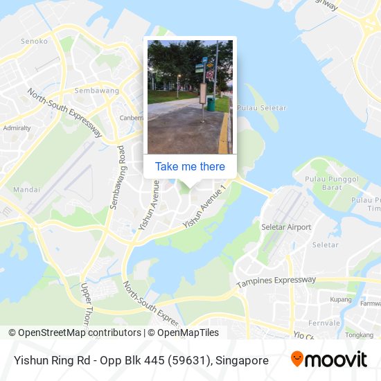 Yishun Ring Rd - Opp Blk 445 (59631)地图