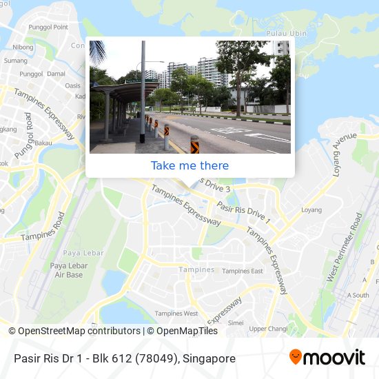 Pasir Ris Dr 1 - Blk 612 (78049)地图