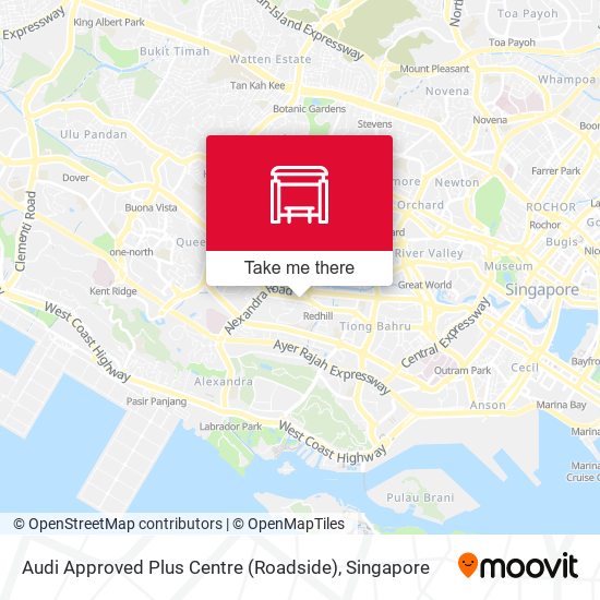 Audi Approved Plus Centre (Roadside) map