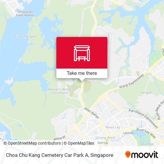 Choa Chu Kang Cemetery Car Park A map