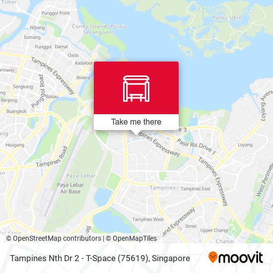 Tampines Nth Dr 2  - T-Space (75619) map