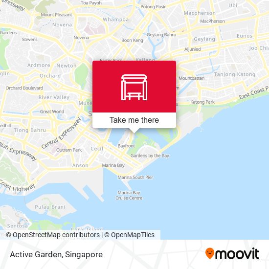 Active Garden map